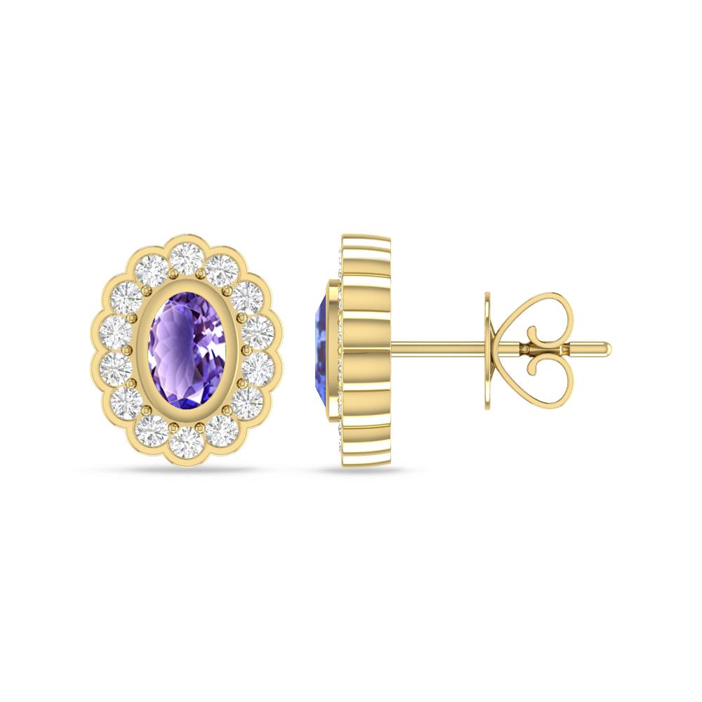 Yellow Gold - Tanzanite